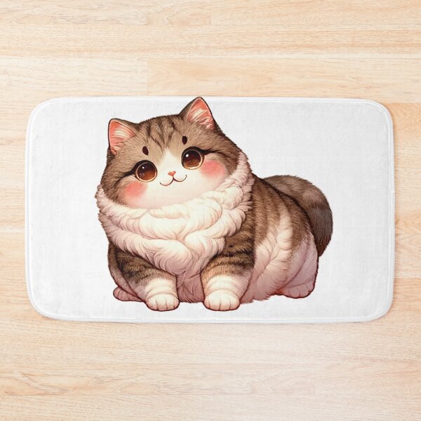 Item preview, A chubby fluffy cat designed and sold by UmaKitzler.