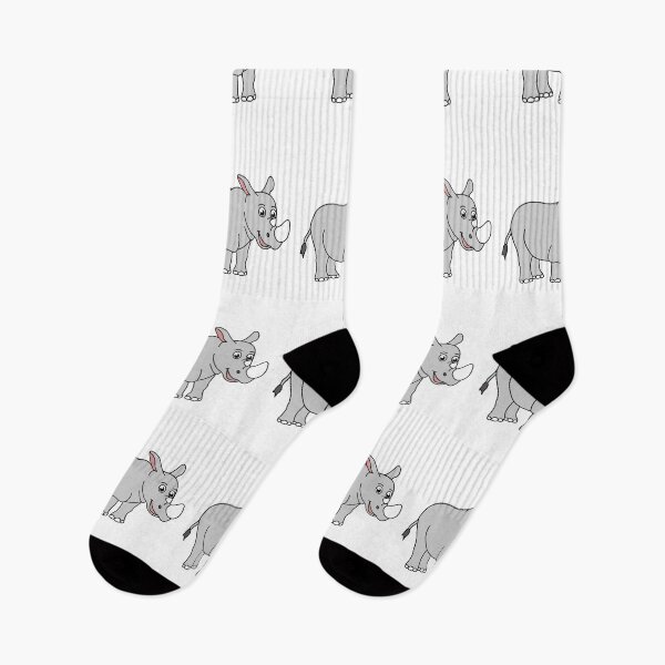 Item preview, Cute Happy Rhinoceros Safari Africa animal designed and sold by micarto.