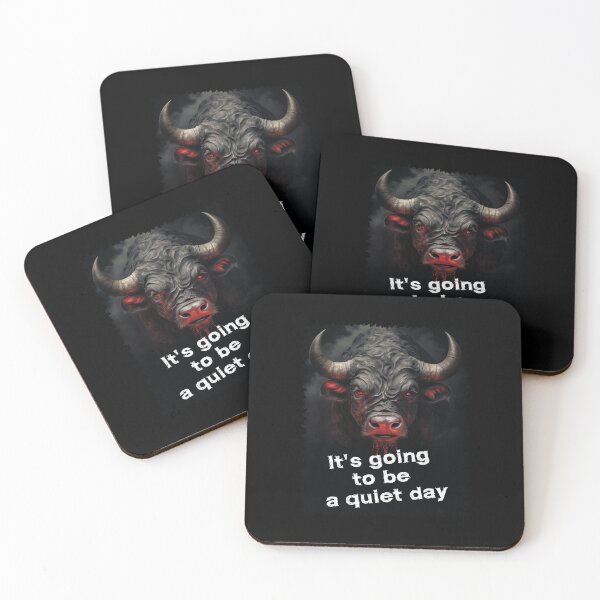 Item preview, Bull - It's going to be a quiet day designed and sold by AlCamillo.