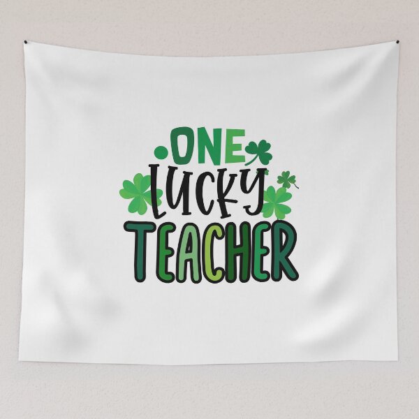 Item preview, Lucky Teacher St Patricks Day designed and sold by CheekyChimpCo.