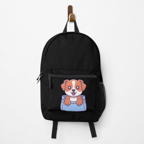 Item preview, Charm Unleashed: Pocket Pup Character Tee designed and sold by AI-volution.