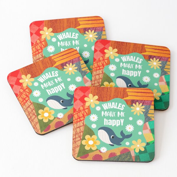 Item preview, Whales make me happy designed and sold by GasconyPassion.