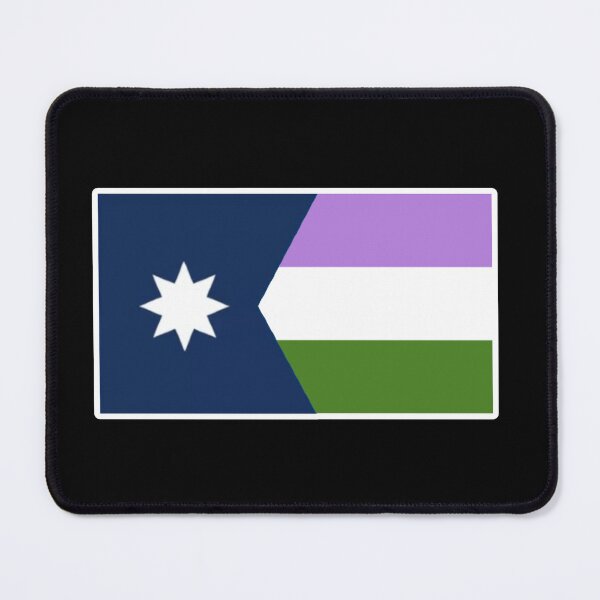 Item preview, New Minnesota Flag LGBTQ Genderqueer Pride Flag designed and sold by brizodesign.