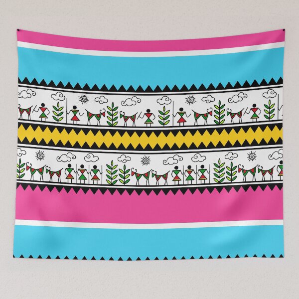 Item preview, Tribal Folk Pattern designed and sold by Charmy Design.