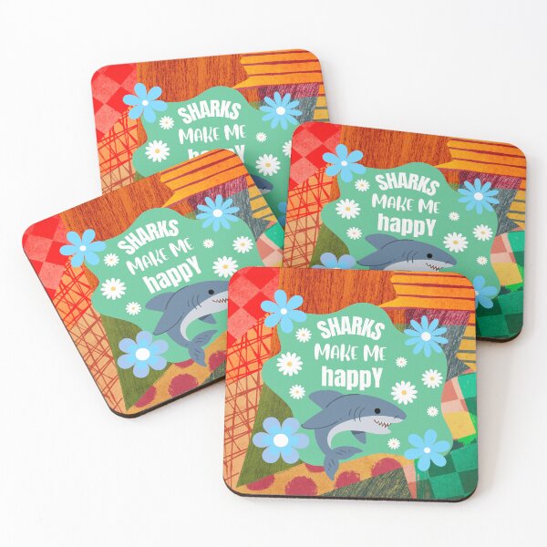 Item preview, Sharks make me happy designed and sold by GasconyPassion.