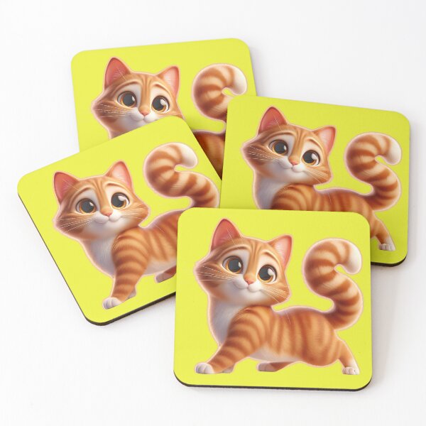 Item preview, Adorable Redhead Tabby Kitten - Cute Feline Illustrations and Whimsical Design No.3 designed and sold by Nathalymx.