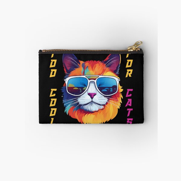 Item preview, Cool Cat Wearing Dark Glasses. Bold Colours Vector Style Cat designed and sold by Image-Caption.