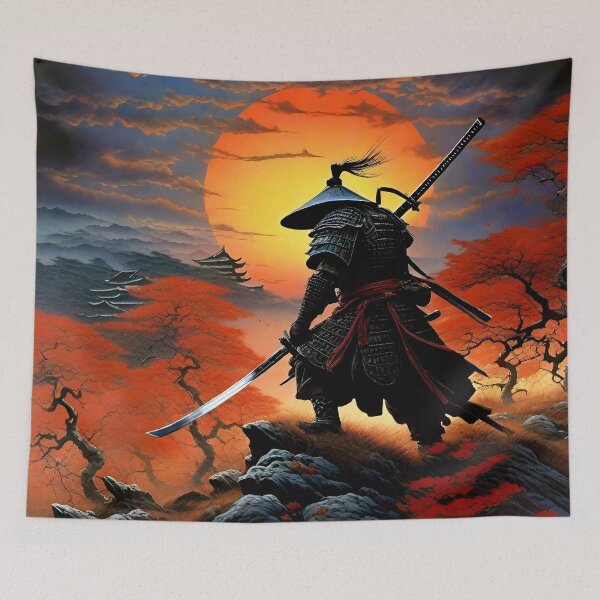 Item preview, Wandering Samurai - Fantasy inspired designed and sold by Delerat7.