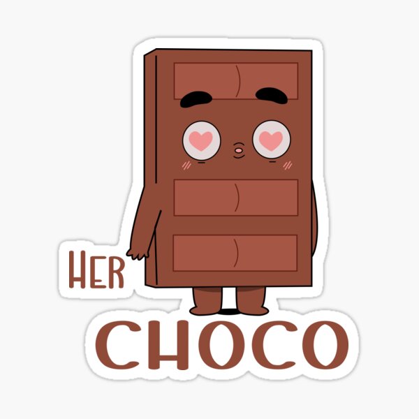 Item preview, Her Choco Funny Couples Matching designed and sold by EnergyMArt.