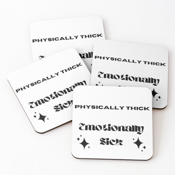 Item preview, Physically Thick Emotionally Sick designed and sold by torianlynch.