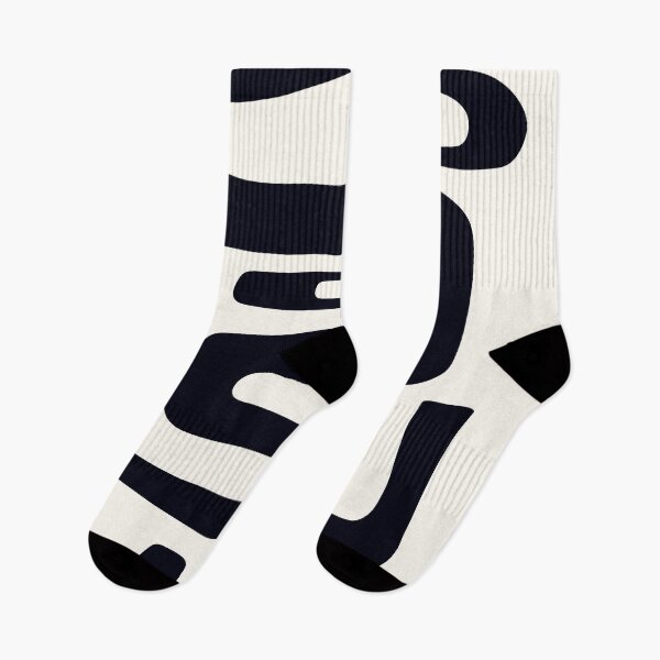 Item preview, Abstract Shapes in black and off-white designed and sold by BrankaPD.