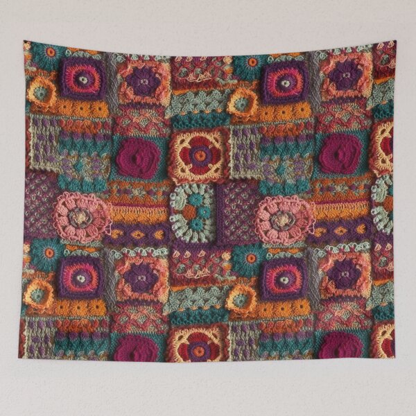 Item preview, Flowery Boho Crochet  designed and sold by pinkal.