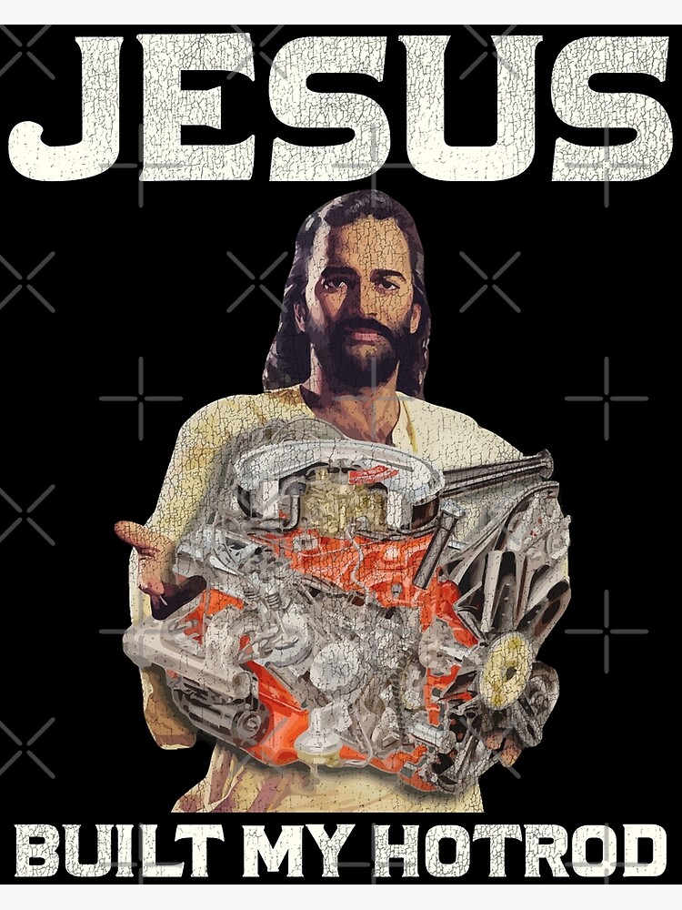 トップス MINISTRY JESUS BUILT MY HOTROD Jesus Built My Hotrod T-Shirt (Natural) – Ministry Store US