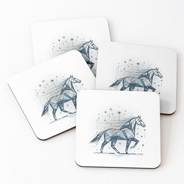 Item preview, Geometric Horse designed and sold by MusesWhispers.