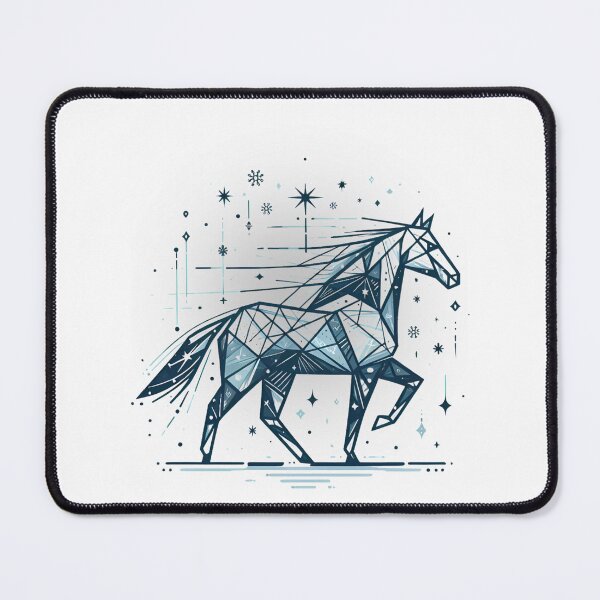 Item preview, Geometric Horse designed and sold by MusesWhispers.