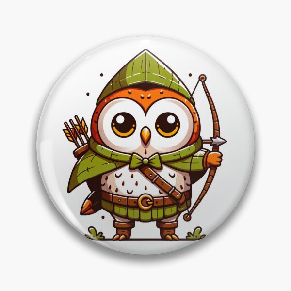 Item preview, Feathered Archer - Brave Owl Warrior designed and sold by dungeonwarriors.
