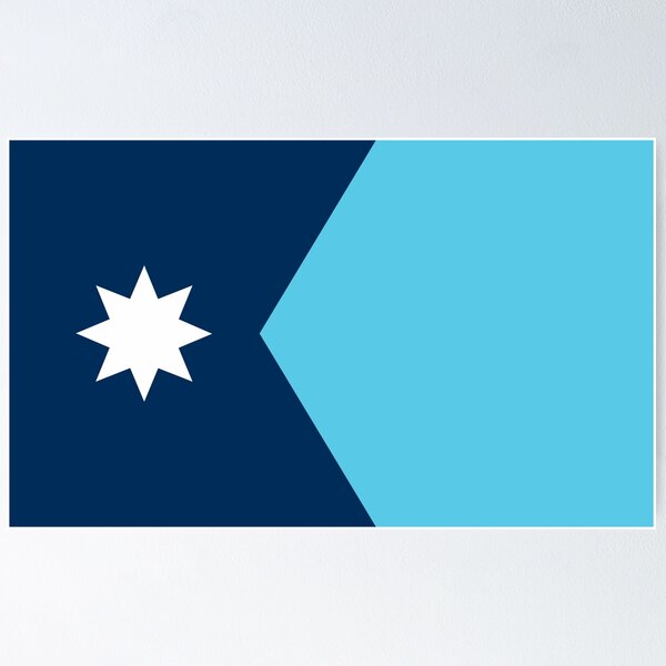 Item preview, Minnesota Flag designed and sold by LoonSaloon.