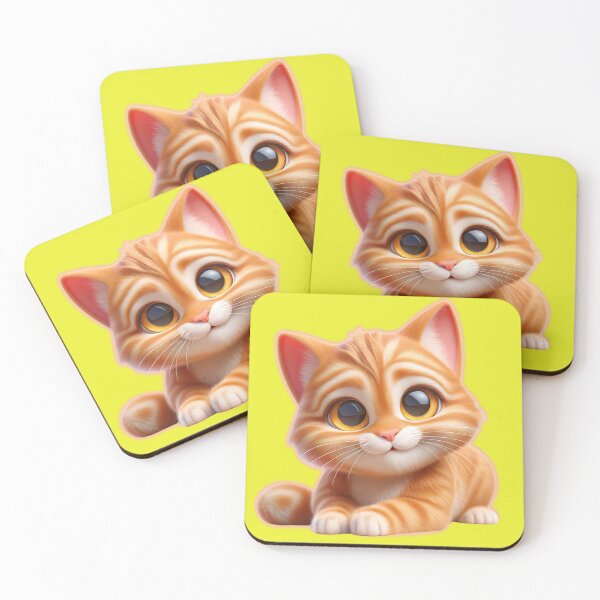 Item preview, Adorable Redhead Tabby Kitten - Cute Feline Illustrations and Whimsical Design No.7 designed and sold by Nathalymx.