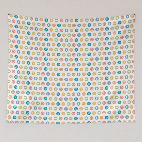 Item preview, Playful Circles on White designed and sold by lisanorrisart.