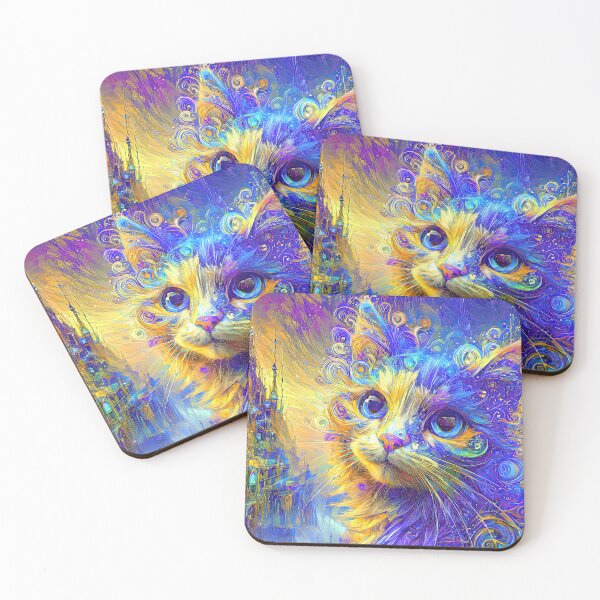 Artikelvorschau, Abstraktionen der abstrakten Abstraktion der Katze. DeepDream #8148523515125 entworfen und verkauft von blackhalt.