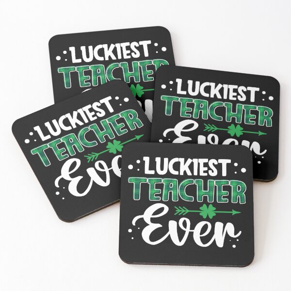 Item preview, Lucky Teacher St Patricks Day designed and sold by CheekyChimpCo.