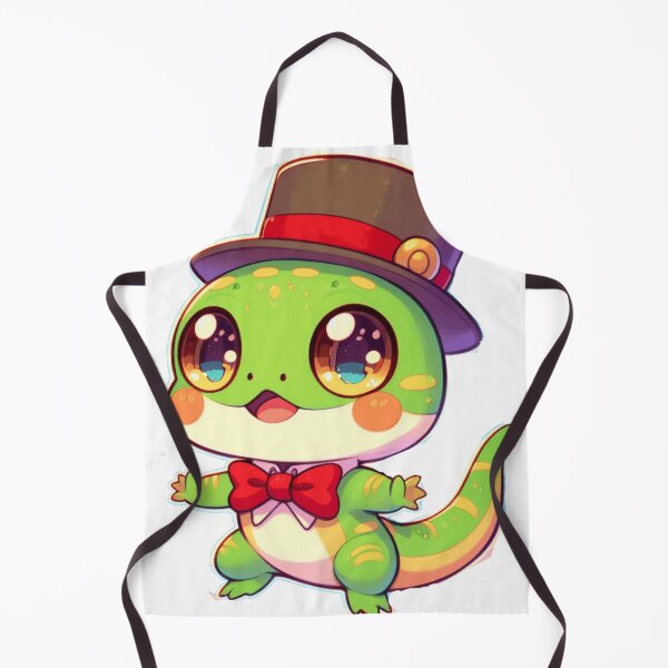 Aperçu de l'œuvre  Lézard Anime mignon Sticker créée et vendue par LookinFreshh.