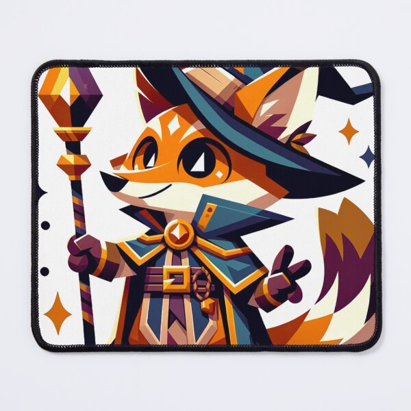 Item preview, Mystic Fox Mage - Enchanter of the Wilds designed and sold by dungeonwarriors.