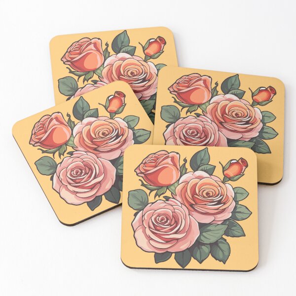 Item preview, Beautiful pale roses designed and sold by StickerLab4.
