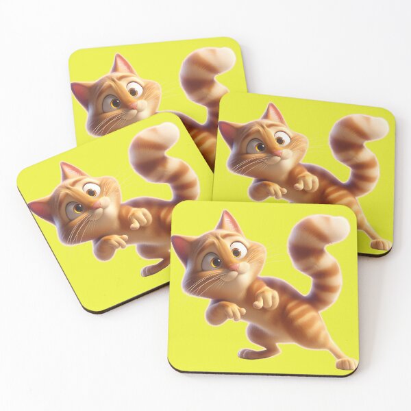 Item preview, Adorable Redhead Tabby Kitten - Cute Feline Illustrations and Whimsical Design No.10 designed and sold by Nathalymx.