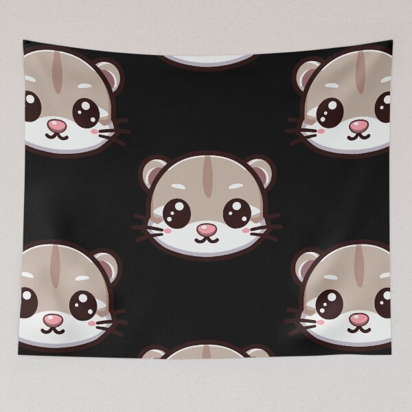 Item preview, Cute Vectoral Mongoose Face designed and sold by ArtfulWeave.