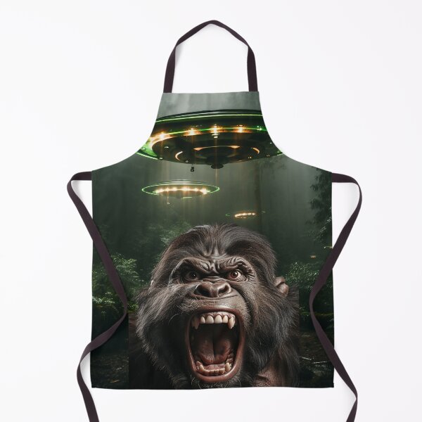 Item preview, Gorilla Selfie with UFOs designed and sold by Master-Print.