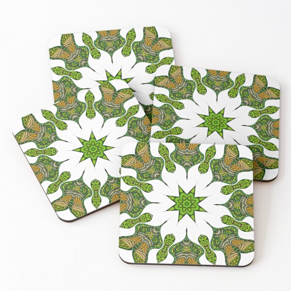 Item preview, A green star designed and sold by FluidArtByLK.