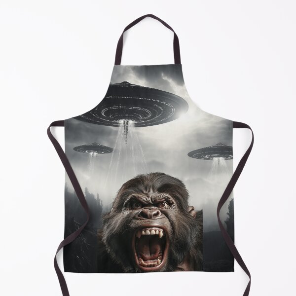 Item preview, Gorilla Selfie with UFOs designed and sold by Master-Print.