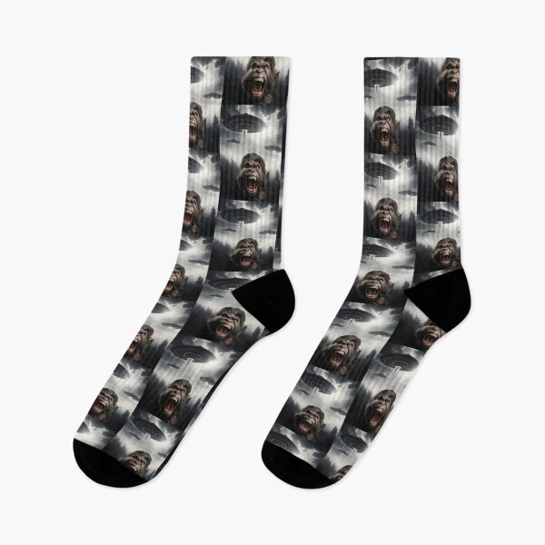Item preview, Gorilla Selfie with UFOs designed and sold by Master-Print.
