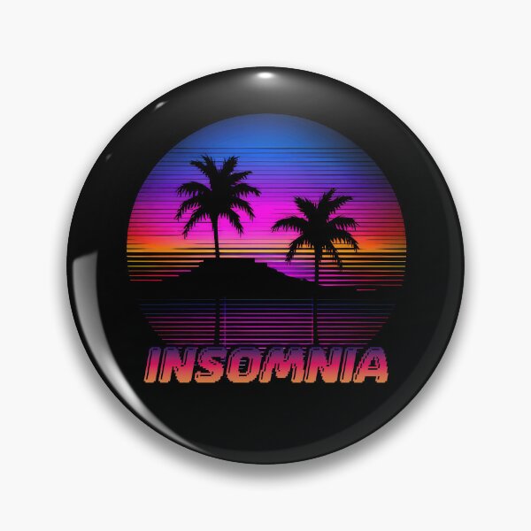 Item preview, Synthwave Insomnia designed and sold by 55 Designs.