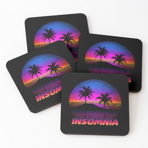 Item preview, Synthwave Insomnia designed and sold by 55 Designs.