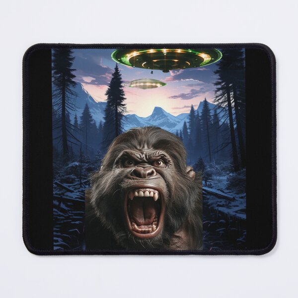 Item preview, Monkey Selfie with UFOs designed and sold by Master-Print.