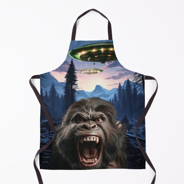 Item preview, Monkey Selfie with UFOs designed and sold by Master-Print.
