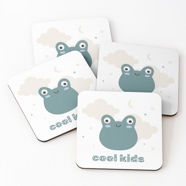 Item preview, Green cool cute frog cloud star designed and sold by DesignAleks.