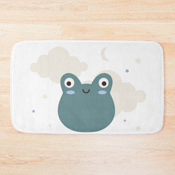Item preview, Green cool cute frog cloud star designed and sold by DesignAleks.