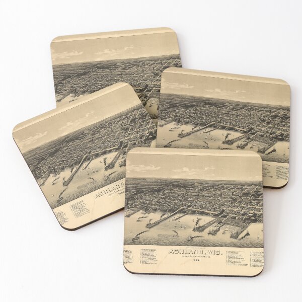 Item preview, Ashland, Wisconsin (1886) designed and sold by allhistory.