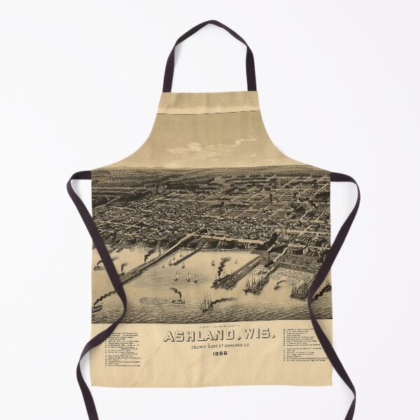 Item preview, Ashland, Wisconsin (1886) designed and sold by allhistory.