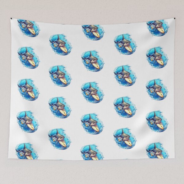 Item preview, The Surfing Shark 3 designed and sold by mushizaman.