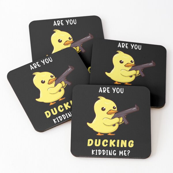 Item preview, Duck With Gun Funny Quote designed and sold by Pati-Design.