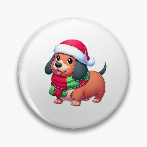Item preview, Dachshund Elegance: Christmas Anticipation designed and sold by EpicPaws.
