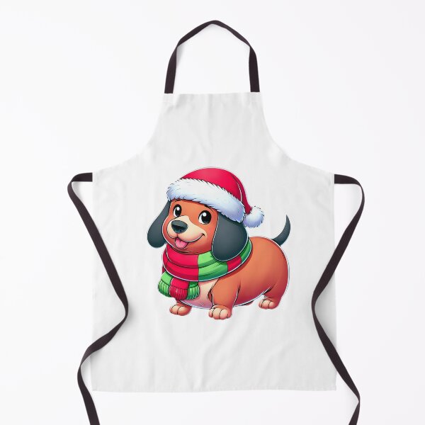 Item preview, Dachshund Elegance: Christmas Anticipation designed and sold by EpicPaws.