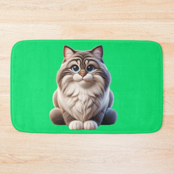 Item preview, Cute Cartoon Siberian Kitten - Cute and Fluffy Design designed and sold by Nathalymx.