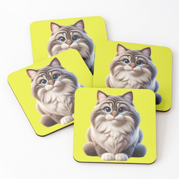 Item preview, Cute Cartoon Siberian Kitten - Cute and Fluffy Design designed and sold by Nathalymx.