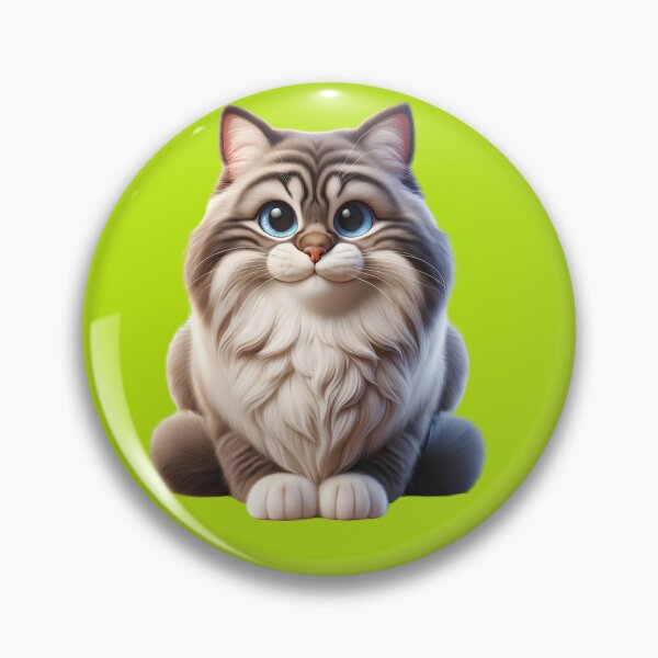 Item preview, Cute Cartoon Siberian Kitten - Cute and Fluffy Design designed and sold by Nathalymx.