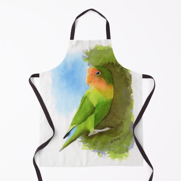 Item preview, Kaki the lovebird designed and sold by PurpleKimArt.